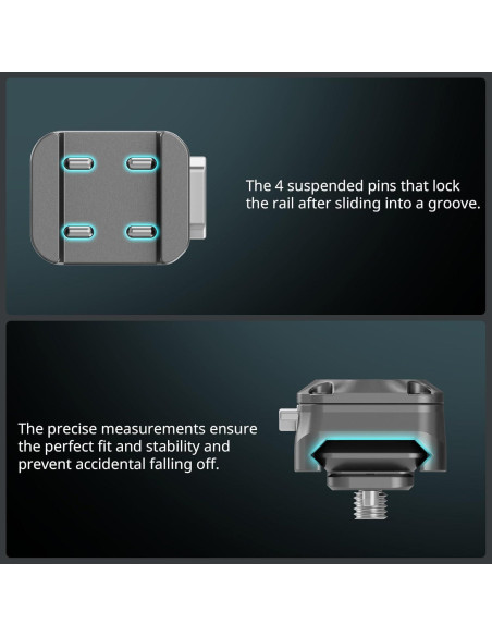 Placa de Montaje QR SmallRig H21 para Cámaras y Monitores