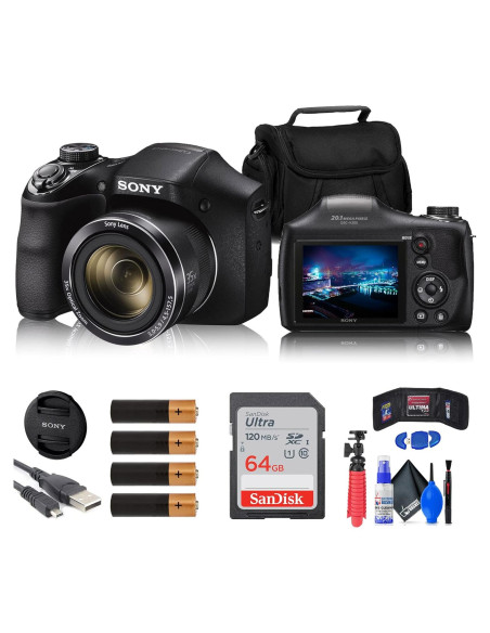 Cámara Digital Sony Cyber-shot DSC-H300 Negra + Accesorios Cámara Digital Sony Cyber-shot DSC-H300 Negra + Accesorios