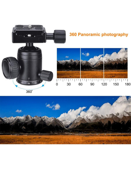 Soporte de Ventosa Fantaseal para Cámara DSLR 15kg 360