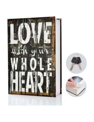 Caja Fuerte Secreta Portátil wishacc - Libro Hueco 0.74kg