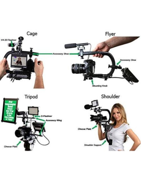 Soporte de Hombro Cam Caddie Scorpion EX para Cámaras DSLR y GoPro