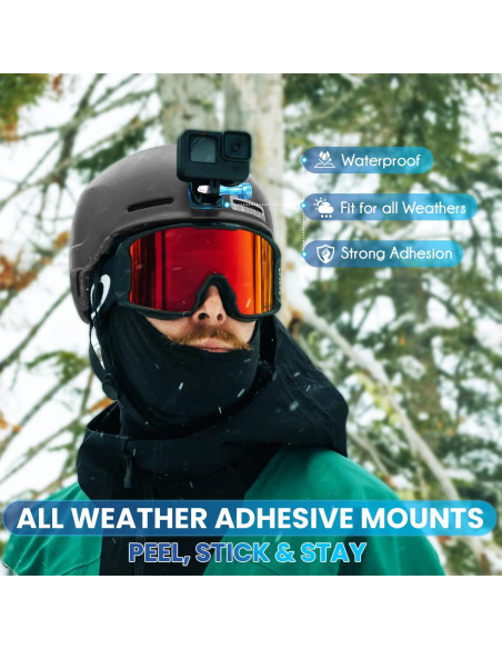 Kit de Montaje Adhesivo para Cámaras de Acción MiPremium
