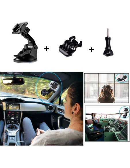 Kit de Accesorios 47 en 1 Suptig para Cámaras de Acción