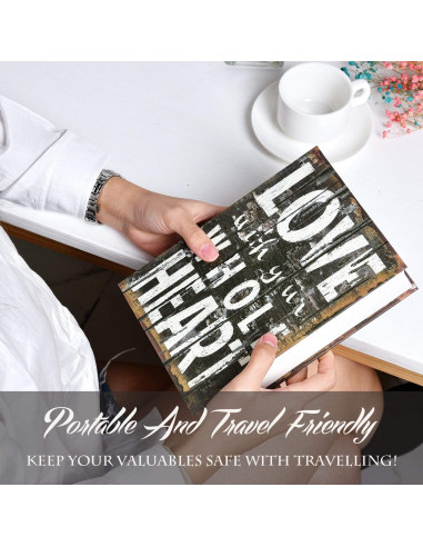 Caja Fuerte Secreta Portátil wishacc - Libro Hueco 0.74kg