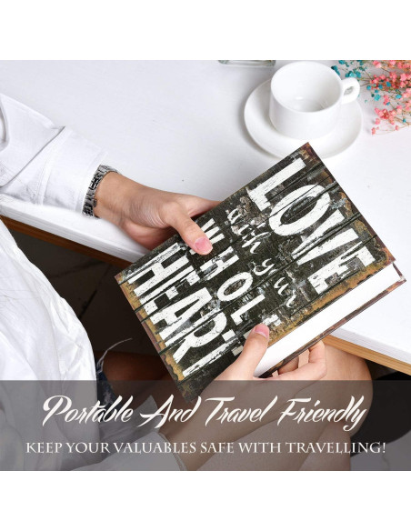 Caja Fuerte Secreta Portátil wishacc - Libro Hueco 0.74kg