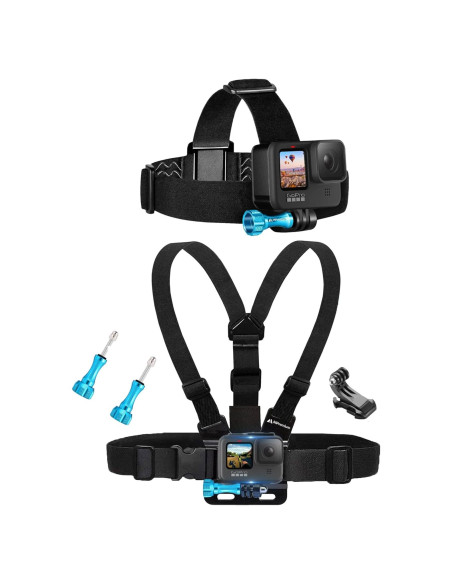 Arnés de Pecho y Correa para Cabeza MiPremium para GoPro