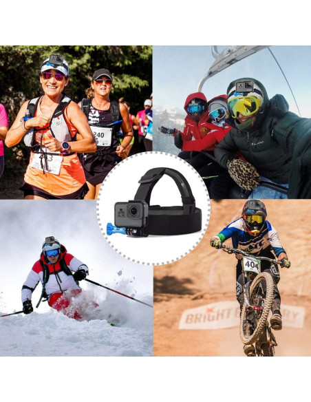 Arnés de Pecho y Correa para Cabeza MiPremium para GoPro