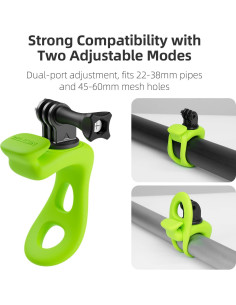 Soporte de Montaje Flexible TELESIN para Cámara 360 - Negro 2