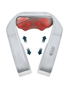 Masajeador de Cuello Nekteck A01-NM06-GY con Calor 3D