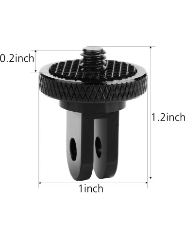 Adaptador de Montura de Trípode ChromLives 1/4" para Cámaras
