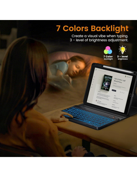 Funda con Teclado Inalámbrico OYEEICE para iPad Air 11" M2/5/4/Pro Funda con Teclado Inalámbrico OYEEICE para iPad Air 11" M2/5/4/Pro