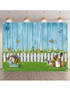 Telón de Fondo de Fotografía ZTHMOE 2.44x1.83m Floral 2