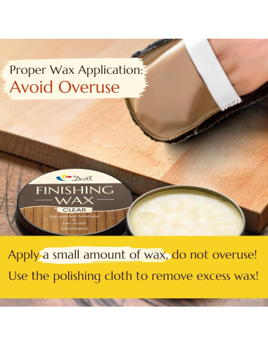 Cera para Madera DWIL PAINT 100% Natural 99.22 g - Acabado Protector