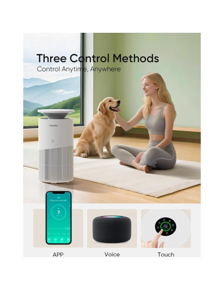 Purificador de Aire Dhyala KJ02 para Habitaciones Grandes 336.5 m