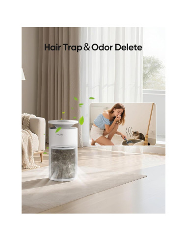 Purificador de Aire Dhyala KJ02 para Habitaciones Grandes 336.5 m