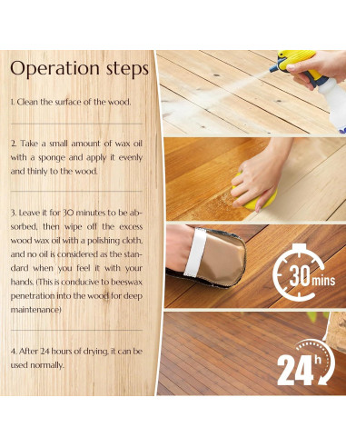 Cera para Madera DWIL PAINT 100% Natural 99.22 g - Acabado Protector