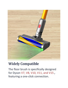 Accesorio de Cabezal de Aspiradora Nekuma NKX009 para Dyson V7 V8 V10 V11 V15 2