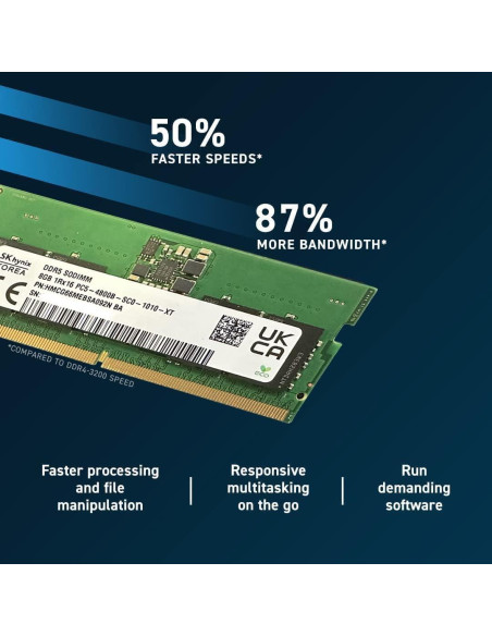 Memoria RAM 8GB DDR5 SK Hynix 4800MHz SO-DIMM 262-Pin