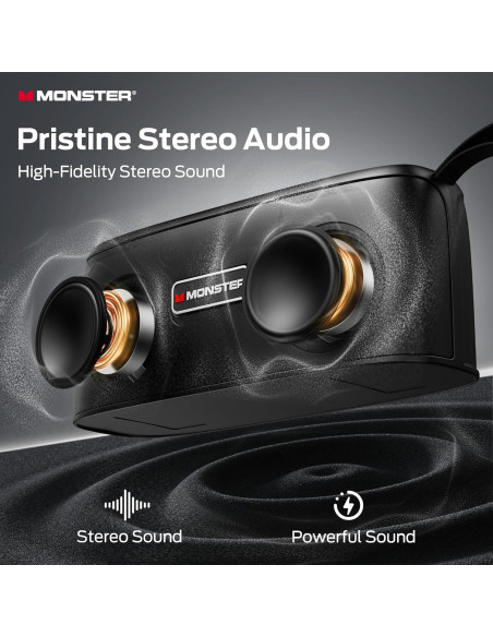 Altavoz Bluetooth Portátil Monster Shock 30W Impermeable IPX6 Altavoz Bluetooth Portátil Monster Shock 30W Impermeable IPX6