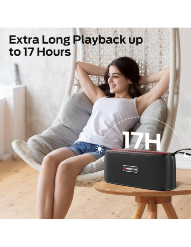 Altavoz Bluetooth Portátil Monster Shock 30W Impermeable IPX6