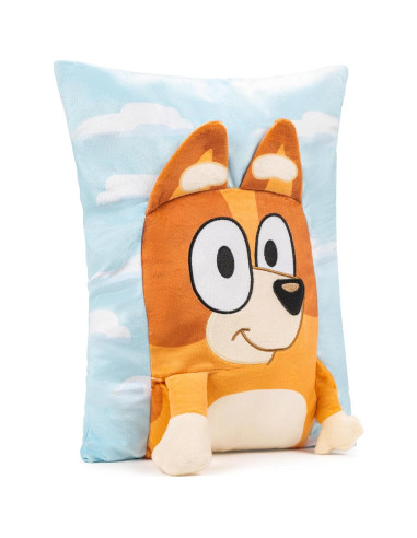 Almohada de Abrazo 3D Bingo Jay Franco Naranja 38 cm