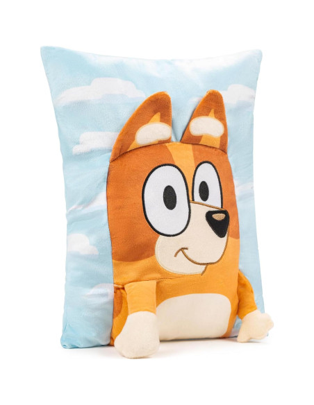 Almohada de Abrazo 3D Bingo Jay Franco Naranja 38 cm