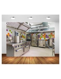 Fondo de Fotografía 250x180cm Loccor Tela Cocina Decorativa