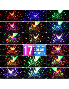 Proyector de Estrellas MOKOQI Luz Nocturna para Niños 2