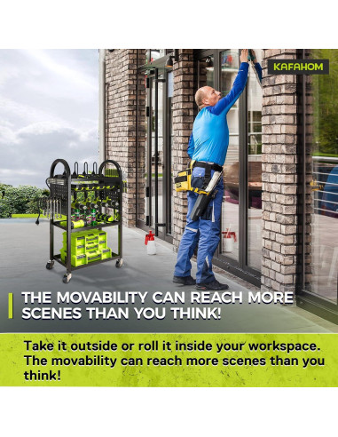 Carro Organizador de Herramientas KAFAHOM 4 Niveles 227kg