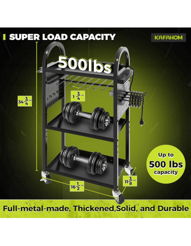 Carro Organizador de Herramientas KAFAHOM 4 Niveles 227kg