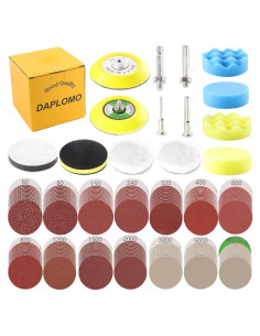 Kit de Lijado 140 Piezas DAPLOMO 3 Pulgadas para Taladro