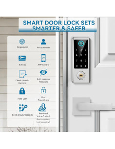 Cerradura Inteligente BEBASIA BA2 con Huella y App 2