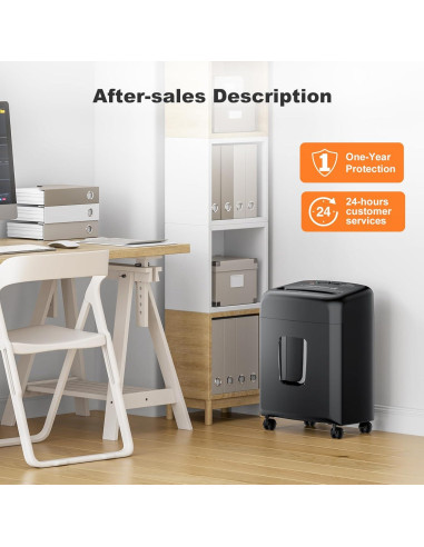 Bonsaii Trituradora de Papel Micro Corte 8 Hojas 4 Galones