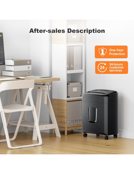 Bonsaii Trituradora de Papel Micro Corte 8 Hojas 4 Galones