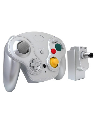 Controlador Inalámbrico BSDLIET para Nintendo GameCube Plata