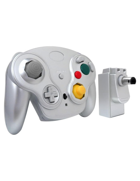 Controlador Inalámbrico BSDLIET para Nintendo GameCube Plata