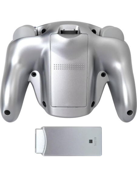 Controlador Inalámbrico BSDLIET para Nintendo GameCube Plata