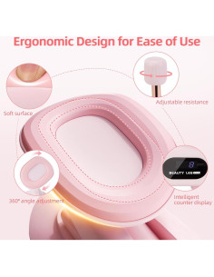Ejercitador de Muslos Welspo MRWELSP0931P Resistencia Ajustable 2
