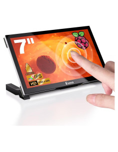 Monitor Táctil Eyoyo 7" IPS 1024x600 para Raspberry Pi