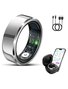 Anillo Inteligente Uaunega IP68 Monitoreo de Sueño y Salud