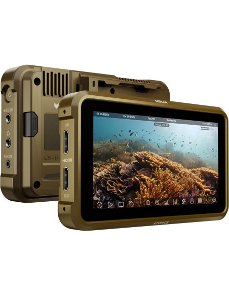 Monitor de Grabación HDMI 4K Atomos Ninja 5.2" con Batería