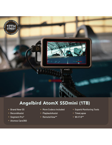 Monitor de Grabación HDMI 4K Atomos Ninja 5.2" con Batería