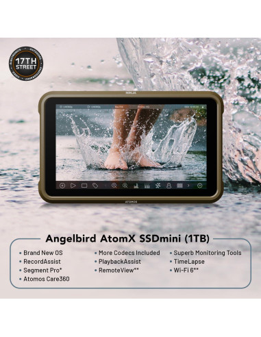 Monitor de Grabación HDMI 4K Atomos Ninja 5.2" con Batería