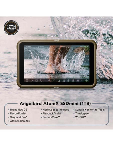 Monitor de Grabación HDMI 4K Atomos Ninja 5.2" con Batería