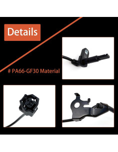 Sensor de Velocidad ABS Frontal Derecho VECHA para Lexus/Toyota 2019-2022 2