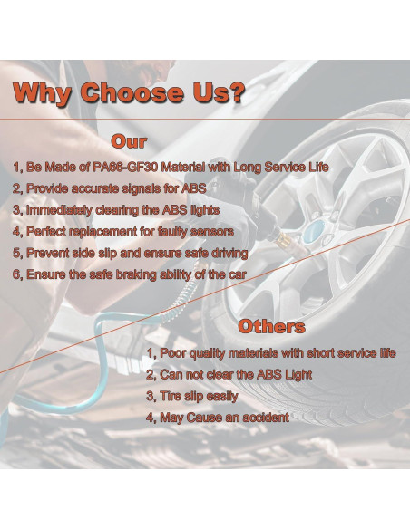 Sensor de Velocidad ABS Frontal Derecho VECHA para Lexus/Toyota 2019-2022