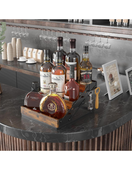 Organizador de Especias 3 Niveles KOKSTOP - Acero y Madera