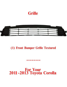 Rejilla Inferior Parachoques Frontal Toyota Corolla 2011-2013 2