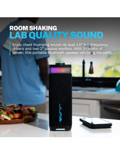Altavoz Bluetooth JLab JBuds Party Portátil IP56 30W RGB 2