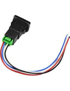 Interruptor de Botón LED 4 Polos 12V YUNPICAR para Toyota 2